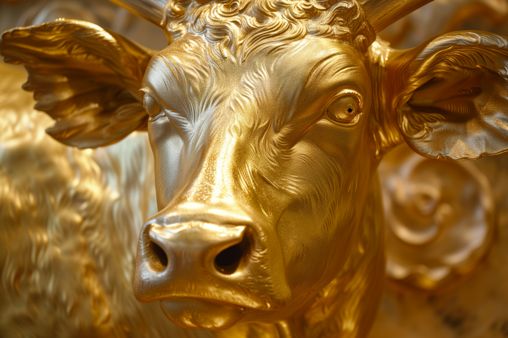 Statue of a golden calf