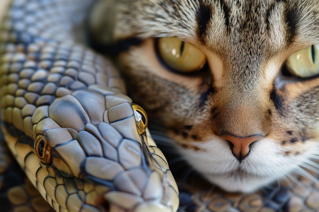 Snake and cat - simularities