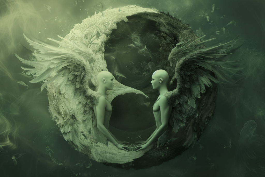 Angels and demons - Yin-Yang