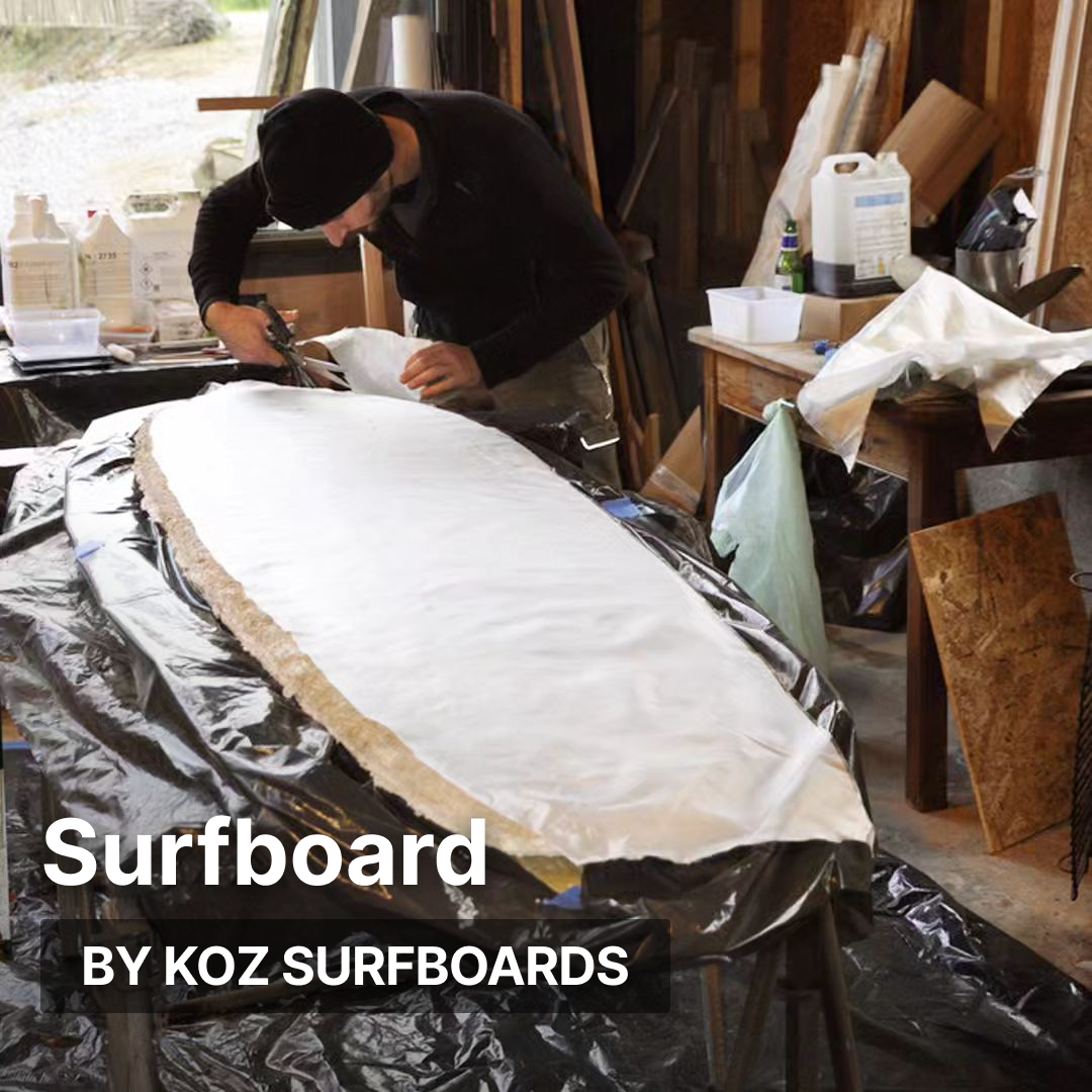 Koz Surfboard made from mycelium